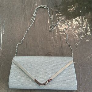 Clutch evening bag.